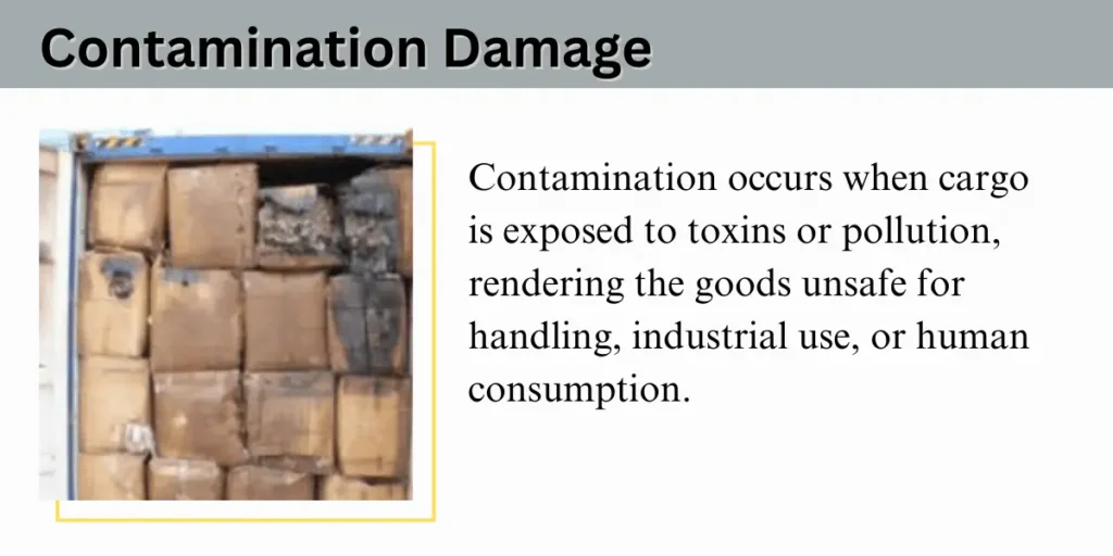 Contamination Damage Cargo